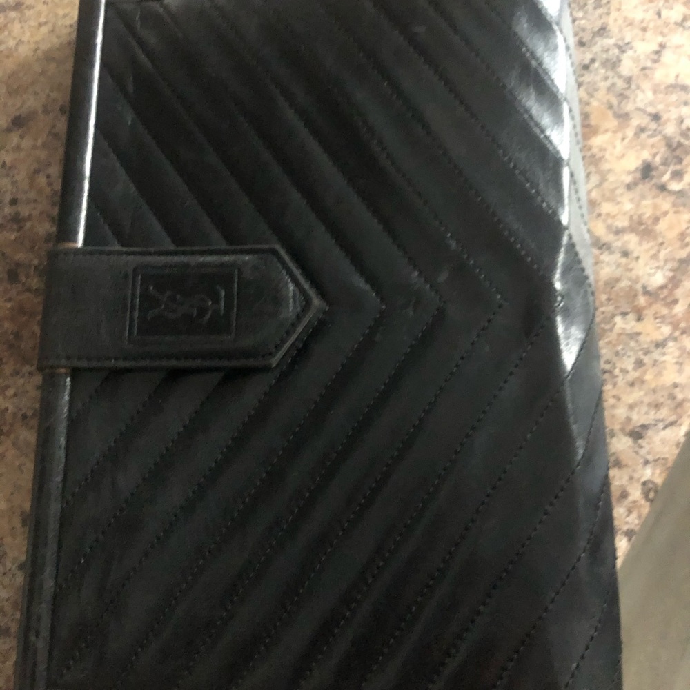Large YSL vintage clutch
